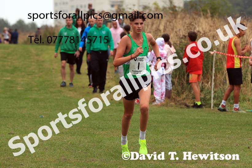 Boys and Girls Under-15s, 2024 Sunderland XC Relays.  Photo: David T. Hewitson/Sports for All Pics